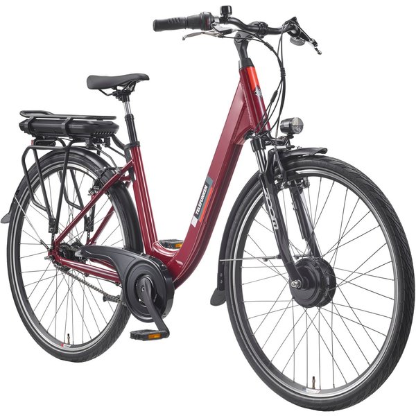 Telefunken E-Bike Cityrad Multitalent RC845, 7 Gang Shimano, Nabenschaltung, Frontmotor, 468 Wh, (28 Zoll, Straßenzulassung, ca. 100 km Reichweite), Pedelec, El
