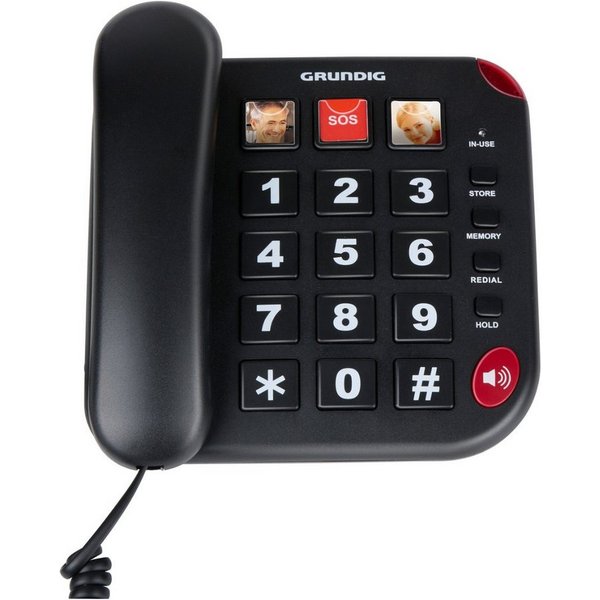 Grundig Grundig Senioren Festnetztelefon große Tasten DECT-Telefon