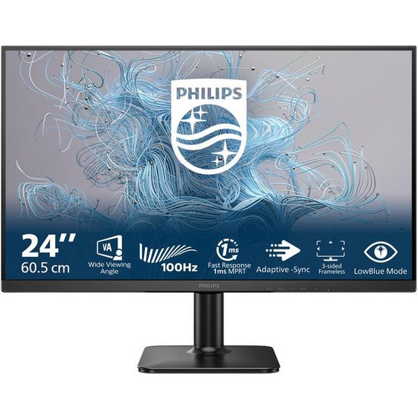 Philips 24E2N1100LB LCD-Monitor (60,5 cm/24 ", 1920 x 1080 px, Full HD, 1 ms Reaktionszeit, 100 Hz)