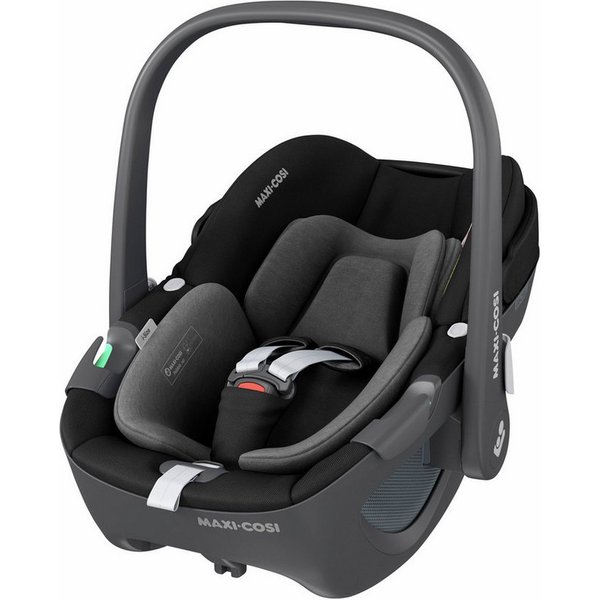 Maxi-Cosi Babyschale MC PEBBLE 360 ESSENTIAL BLACK, ab: 0 Monate, bis: 15 Jahre, Einhändige FlexiSpin-Drehung ClimaFlow-Regulierung Easy-in Gurtsyst…