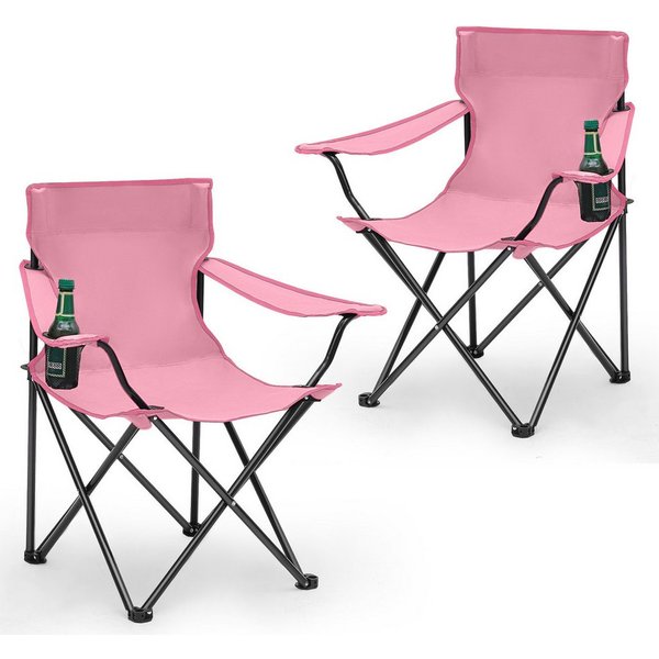 SUNULA Campingstuhl Faltbar Anglerstuhl Ultraleicht Faltstuhl Camping Klappstuhl (2 St), mit Getränkehalter, mit Tragetasche, bis max. 100 kg