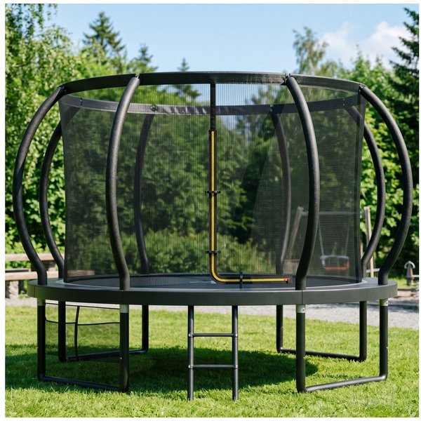 GUNJI Gartentrampolin Gartentrampolin für Kinder 228/305/366/427CM, Tragfähigkeit 150KG, Ø 228 cm, (228 cm, (GS-zertifiziertes Kindertrampolin mit Sicherheitsne