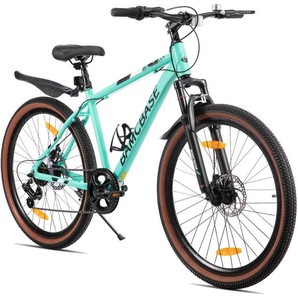 HILAND Mountainbike 26" Aluminium-Mountainbike Bloomer mit Shimano 7-Gang-Schaltung