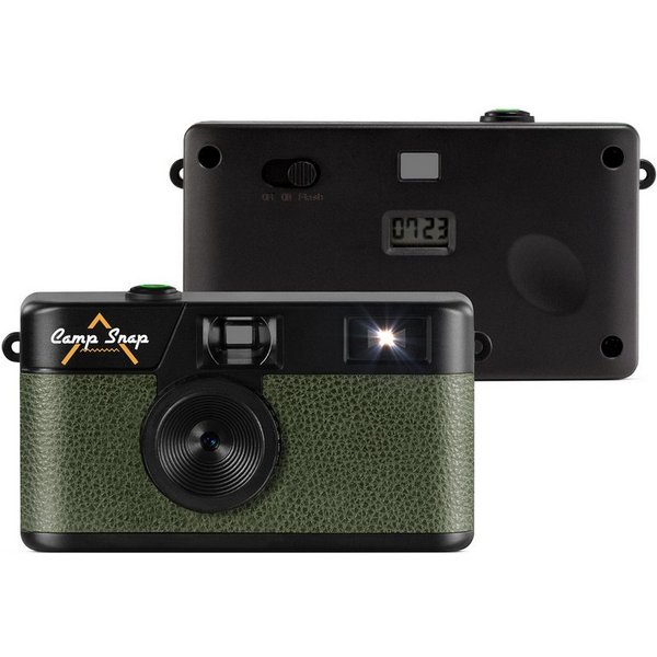 Camp Snap CS-V105 Retro-Digitalkamera im Vintage-Look, ohne Display, Kompaktkamera (8 MP, inkl. Kamera inkl. USB-C-Kabel, Bedienungsanleitung, Verpackung, 8 MP,