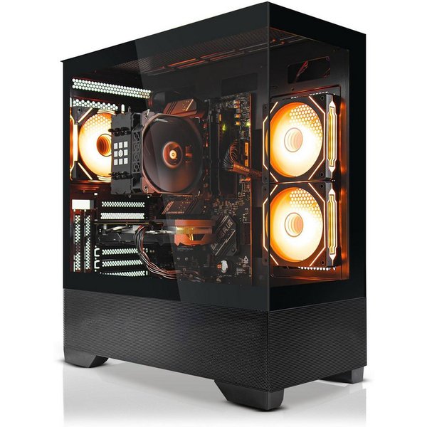 SYSTEMTREFF AMD Ryzen 7 9700X mit Nvidia GeForce RTX 5070 12GB Gaming-PC (AMD 9700X 9700X, Nvidia GeForce RTX 5070, 32 GB RAM, 1000 GB SSD, Luftkühlung)