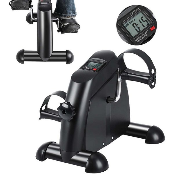 kehot Mini-Heimtrainer Mini Heimtrainer & Bewegungstrainer für Arm- und Beintraining (Kompaktes Fitnessgerät mit LCD-Display & Einstellbarem Widerstand, Rutschf