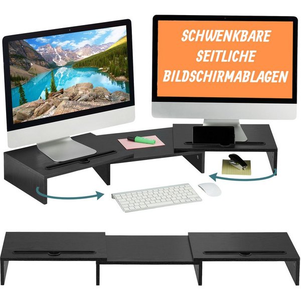 relaxdays Monitorständer für 2 Monitore, (1-tlg)