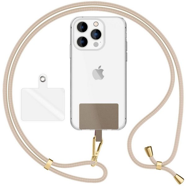 Nalia Handykette Universal Smartphone, Fashion Lanyard 160cm Verstellbar / Band für Handyhülle zum Umhängen