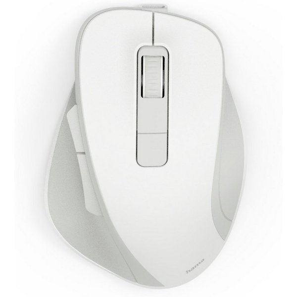 Hama Funkmaus WM-500 ergonomisch 6 Tasten Maus (Funk, Ergonomisch, leise Klicks, Akku, Assist-Taste, DPI-Schalter)
