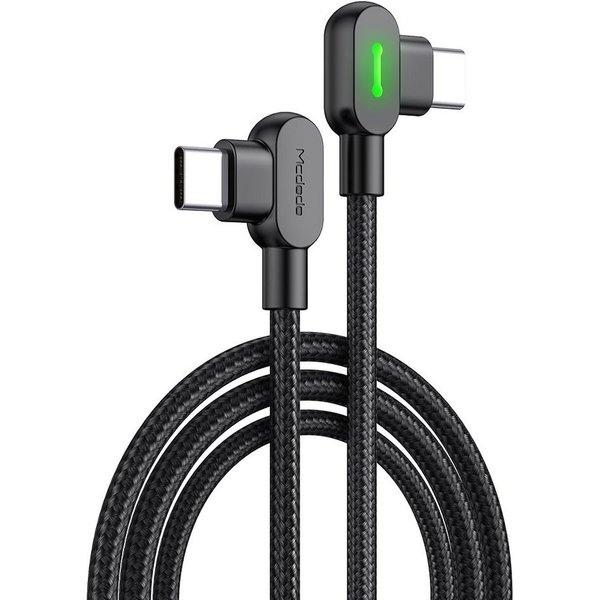 mcdodo 90 Grad Button PD Kabel USB-C auf USB-C 1,5 Meter LED Datenkabel USB-Kabel, USB-C