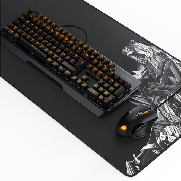 Titanwolf Mechanisches Keyboard, Mouse & Mousepad Gaming Bundle Tastatur-, Maus- und Mauspad-Set, (Spar-Set, 3 St., Keyboard, Maus & XXL Mauspad), Anti-Ghosting