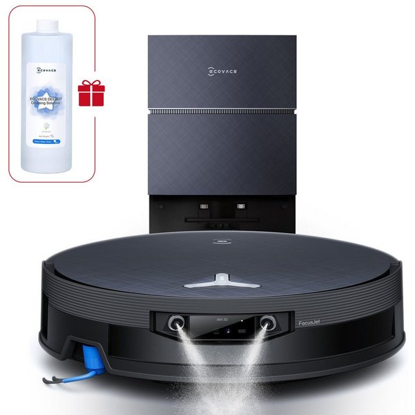 ECOVACS Saugroboter Deebot X12 Pro Omni, 22000Pa mit FocusJet Technologie, PowerBoost Plus Ultra-Schnell, OZMO Roller 3.0, ZeroTangle 4.0, max. Aufstieg von 4 c