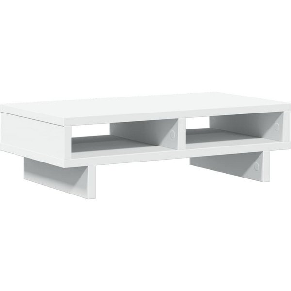 vidaXL Monitorständer Monitorständer Weiß 50x27x15 cm Holzwerkstoff