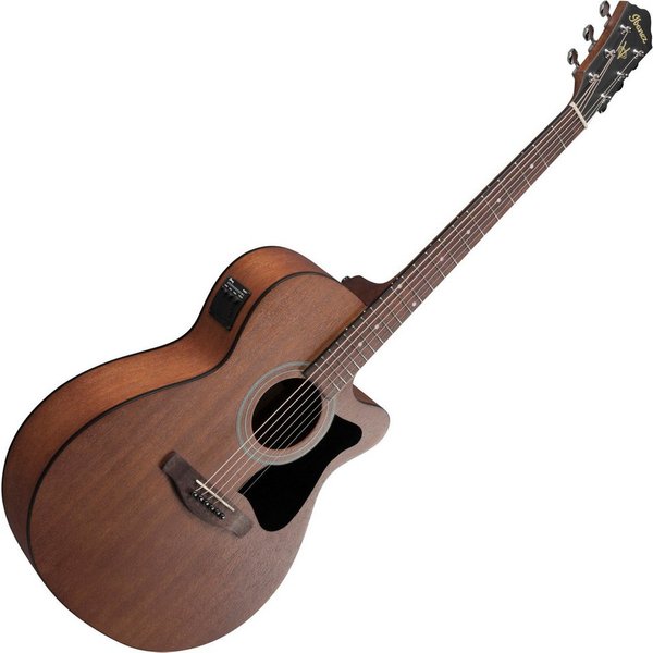 Ibanez Westerngitarre VC44CE-OPN Weathered Open Pore Natural, Grand Concert, Ibanez Undersaddle Tonabnehmer mit AEQ-2T Preamp