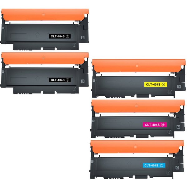 Toner Kingdom Tonerpatrone 1-5er Set CLT-404S CLT-P404C für SAMSUNG Xpress C480W C480FW C48X, (5-St)