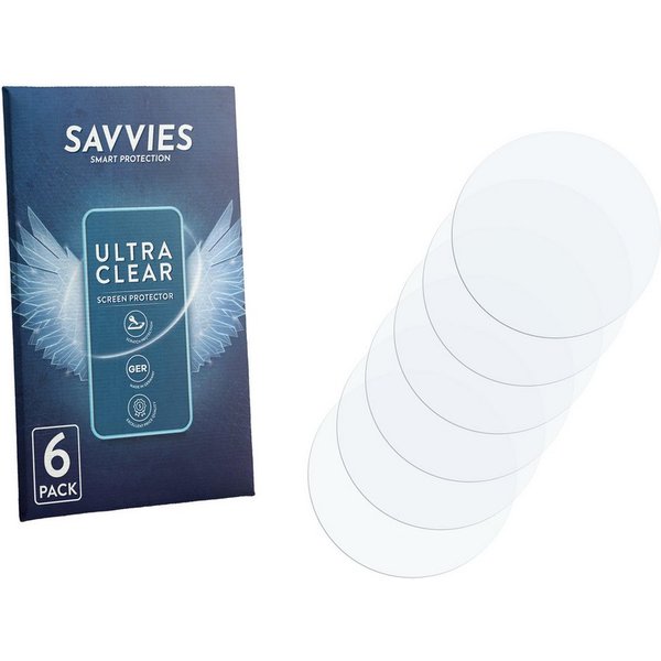 Savvies Displayschutzfolie Schutzfolie für Anio 6, 6 Stück, Displayschutz Schutz Folie Klar Transparent
