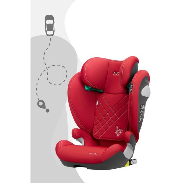 RECARO Autokindersitz Avova Sora-Fix ab 100 cm - 150 cm, Kopfstütze ist 12-fach verstellbar