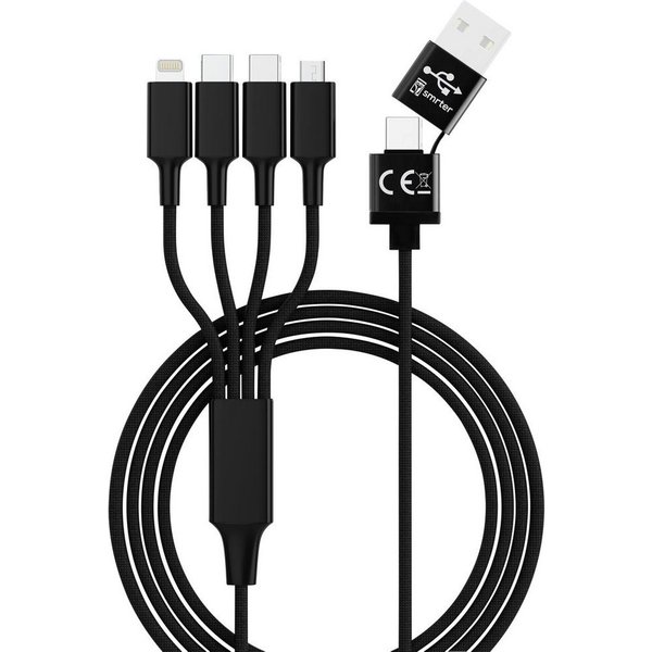 Smrter Smrter USB-Ladekabel USB-A Stecker, USB-C® Stecker, USB-C® Stecker, USB-Kabel, (120.00 cm)