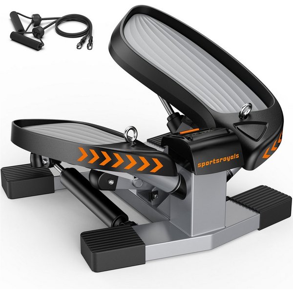 Sportsroyals Stepper Trainingsgerät Stair Stepper für zu Hause, Up-Down Swing Stepper (1-tlg), mit Power Ropes für Bein-/Arm-/Gesäßtraining