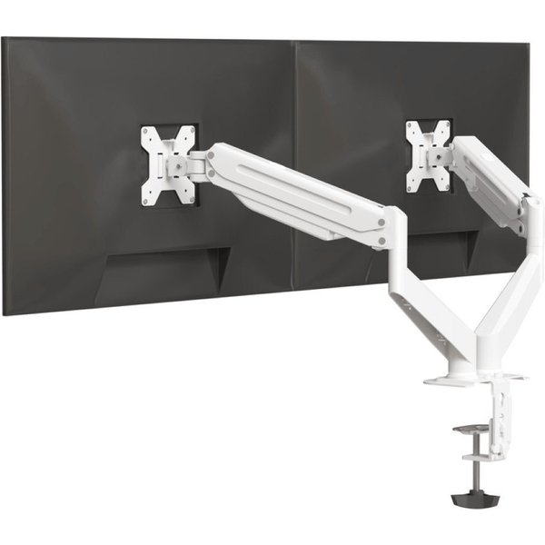 LMG Germany Monitor-Halterung Monitorhalterung für 2 Monitore bis 32 Zoll, je 10 kg, flexibel, (bis 32 Zoll, Gasfeder, VESA 75/100, 360° drehbar, Kabelmanagemen