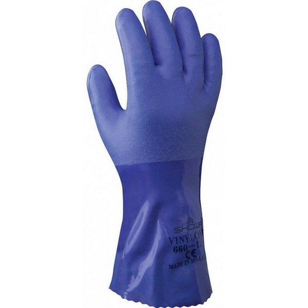 Showa Arbeitshandschuhe PVC beschichtete Arbeitshandschuhe SHOWA 660 OIL RESISTANT