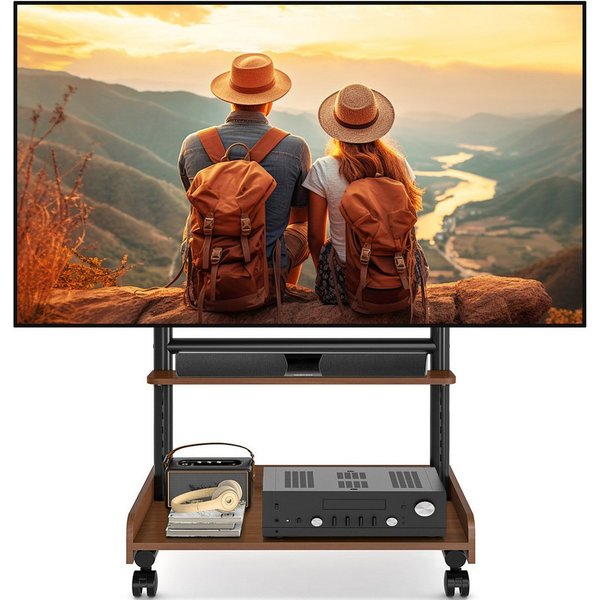 TVON TV-Ständer TV Rollwagen Für 40 bis 86 Zoll Fernseher bis zu 68 KG Max, (bis 86 Zoll, 1-tlg., rollbar, VESA 600x400 mm)