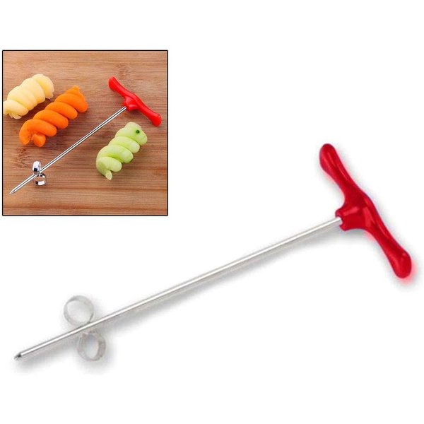 FELIXLEO Gemüseschneider Kreatives Gemüse Spiralmesser Manuelle Slicer Cutter