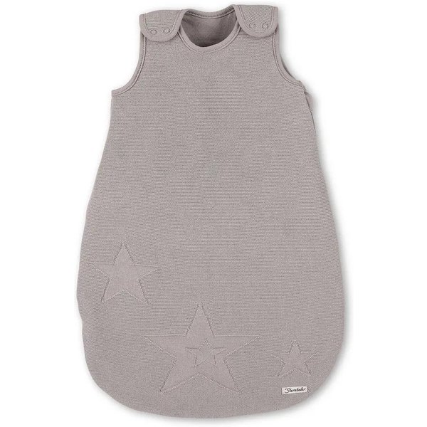 Sterntaler® Babyschlafsack Sterntaler Strick-Schlafsack 70cm hellgrau