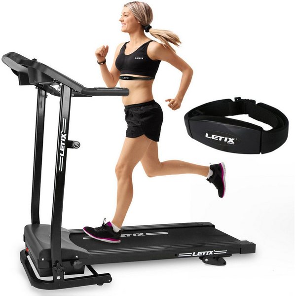 Letix Sports Laufband Speedrunner mit LCD-Display Motorisiertes Fitnessgerät (Heimtrainer elektrisch), mit Bluetooth & APP Funktion