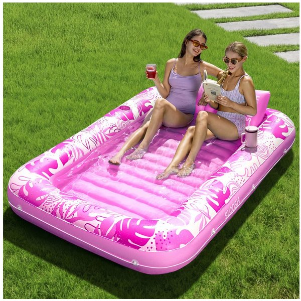sloosh Luftmatratze SLOOSH Aufblasbare Tanning Pool, aufblasbarer Luftmatratze
