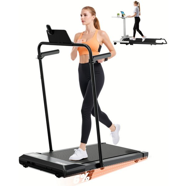 MJWW Laufband Laufband 6% Leise für Zuhause mit Trainingsmodus