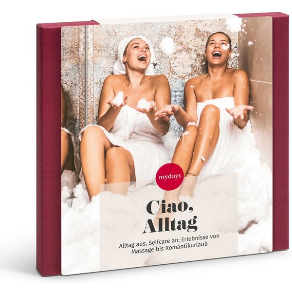 mydays Erlebnisgutschein Geschenkbox Für Frauen, Der Erlebnismix fuer die perfekte Auszeit jeder Alltagsheldin