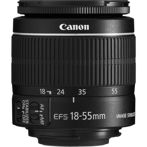 Canon EF-S 18-55mm f/3.5-5.6 IS II Zoomobjektiv, (Passend für Canon EOS EF-S System Kameras (z.B. EOS 250D)