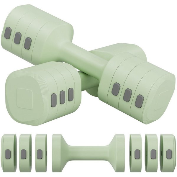 TLGREEN Hantel Hanteln Set,Verstellbare Hanteln für Zuhause, (4 Gewichtsstufen(1-2.5kg), Hantelset für Home Gym