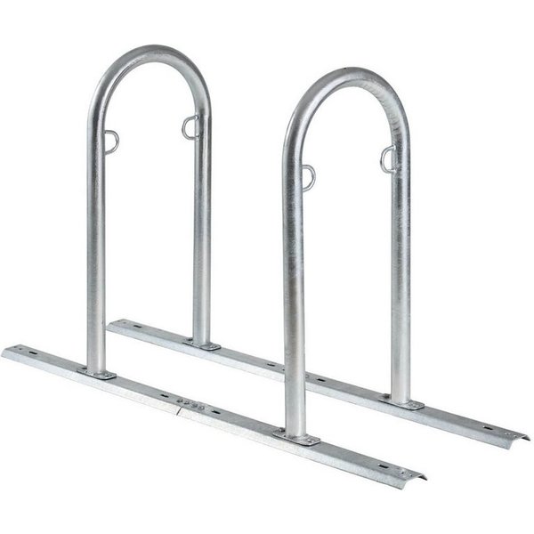 TRUTZHOLM Fahrradständer Fahrradparker 140x43x88 cm Anlehnbügel bis zu 4 Stellplätze (Artikel, 2-St), erweiterbar