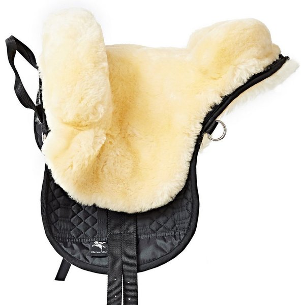 Engel Reitsport Dressursattel Fellsattel aus echtem Lammfell und robustem Steppstoff aufpolsterbar, (1-St)