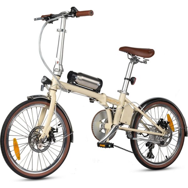 Vankel E-Bike Smart 20 Faltbares Damen u. Herren E-Fahrrad 190WH Pedelec, 36V 60 km, Heckmotor, 190 Wh, Cityrad 7 Gang Shimano,Scheibenbremsen, Kettenschaltung
