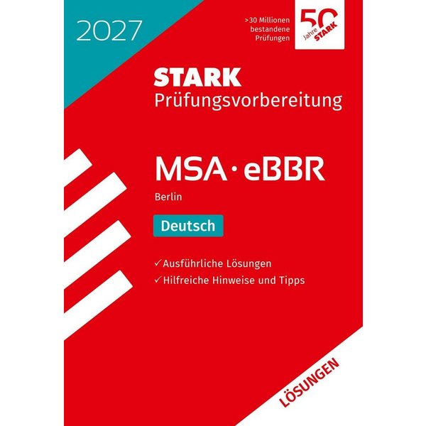 STARK Lösungen zu Deutsch - MSA/eBBR 2027 Berlin - Prüfungsvorbereitun / diverse