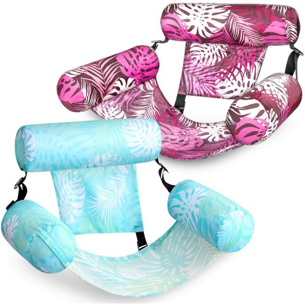 sloosh Luftmatratze SLOOSH Aufblasbare Wasser Pool Schwimmsitze für Erwachsene*2