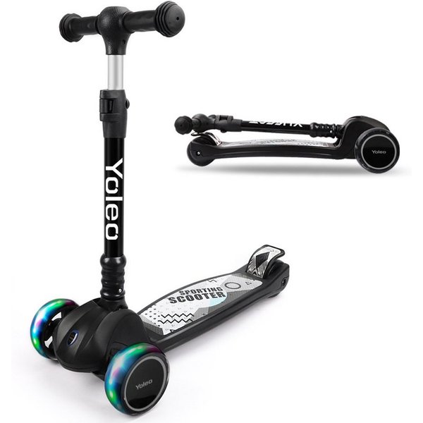 BremToy Scooter Faltbarer Kinderoller Kinderscooter Dreiradscooter ab 3 Jahre