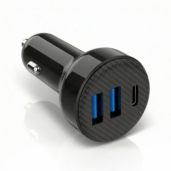 CSL KFZ Ladegerät Auto Ladegerät USB A & C, Schnellladegerät 40 Watt KFZ-Netzteil (USB-C & USB-A, Zigarettenanzünder, Power Delivery & Quick Charge)