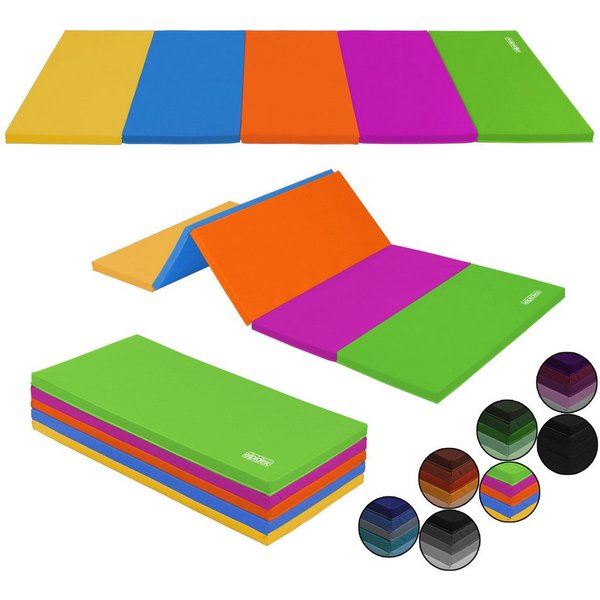 ALPIDEX Turnmatte ALPIDEX klappbare Turnmatte 185 x 78 x 3,2 cm RG 18