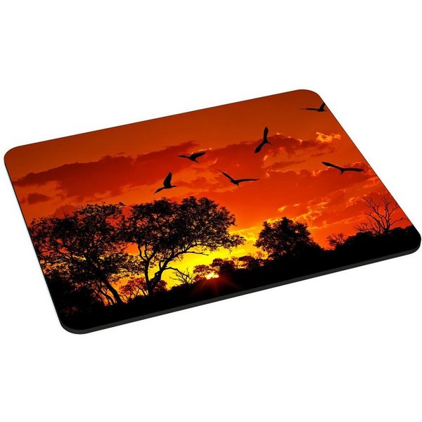 PEDEA Gaming Mauspad 22 cm x 18 cm mit Motiv (Größe L), mit vernähten Rändern und Rutschfester Unterseite
