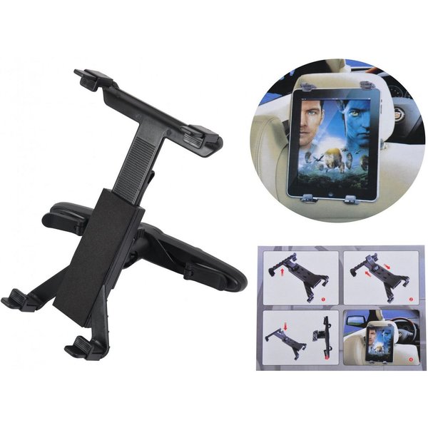 BURI Tablet-Halterung Universal Tablet Halterung Kopfstützenhalter verstellbar 360º Halter