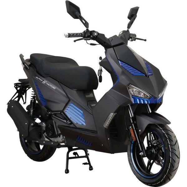 Alpha Motors Motorroller SHARK, 50 ccm, 45 km/h, Euro 5, mit integr. Alarmanlage, Keyless-System und USB-Anschluss