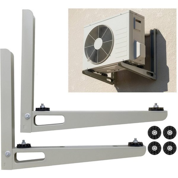 Maclean Wandhalterung MC-621 Klimaanlage Halterung max. 100kg, (wetterfeste Wandkonsole für Split-Geräte & Außeneinheiten)