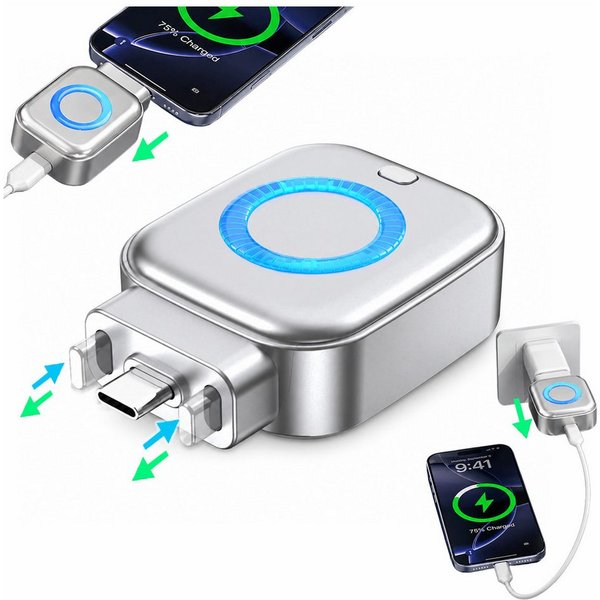 Vashoy Automatischer Lade-Trennstecker mit 140W Unterstützung Smartphone-Ladegerät (5000 mA, Physische Stromtrennung bei vollem Akku, KI-gesteuerter Schutz vor 