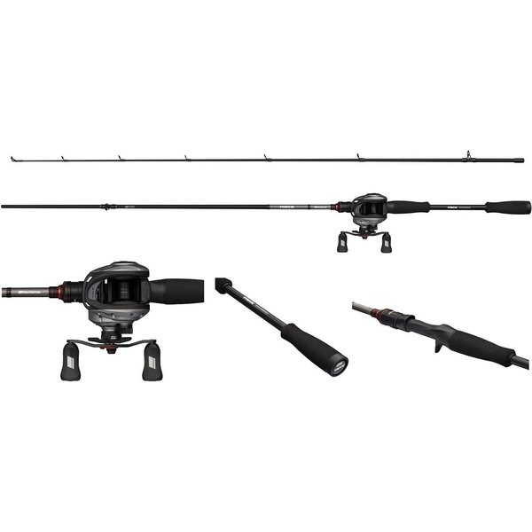 Abu Garcia Baitcasterrute MAX X Casting Combo Baitcast Rute 1,98m 2,13m Rute + Rolle - Carbon, (2-tlg., Baitcast SET mit Rute und Rolle), Perfekt für das Allrou