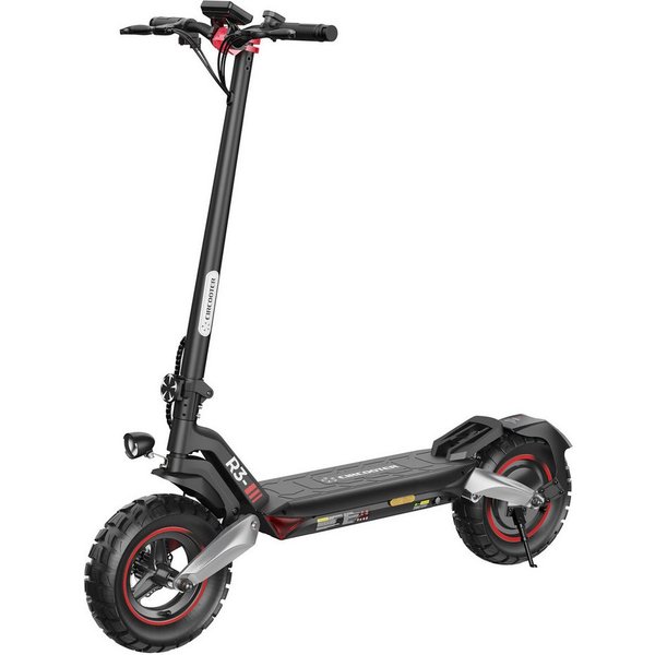 iSinwheel E-Scooter Offroad Elektroroller mit Straßenzulassung, 20 km/h, (1 tlg), 100km Reichweite, praktisch, zusammenklappbar und leistungsstark