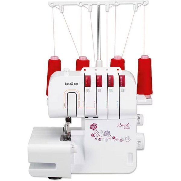 Brother Nähmaschine Overlock M343D, viel Zubehör